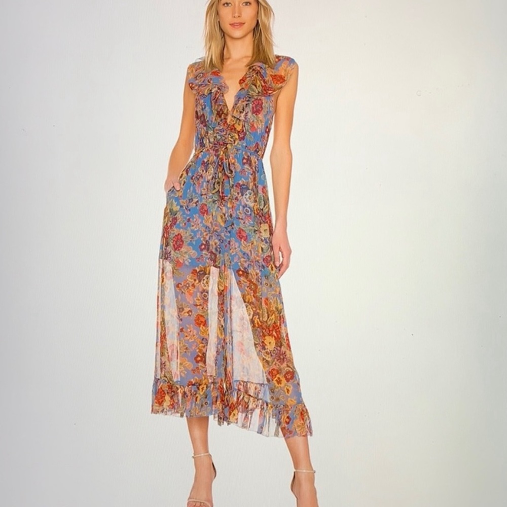 Zimmerman lovelorn frill jump suit nwt